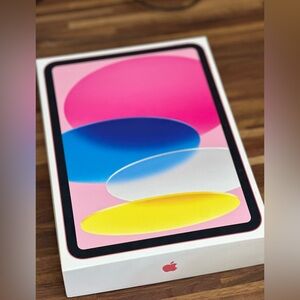 BOX ONLY - PINK Apple 64GB IPAD 10th Generation (WiFi)